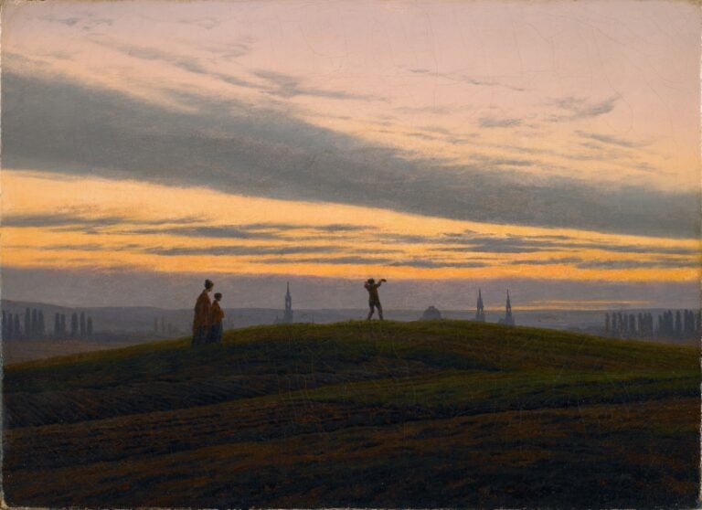 Caspar David Friedrich The Evening Star ca. 1830 Photo credit © Freies Deutsches Hochstift Frankfurter Goethe-Museum, photo David Hall