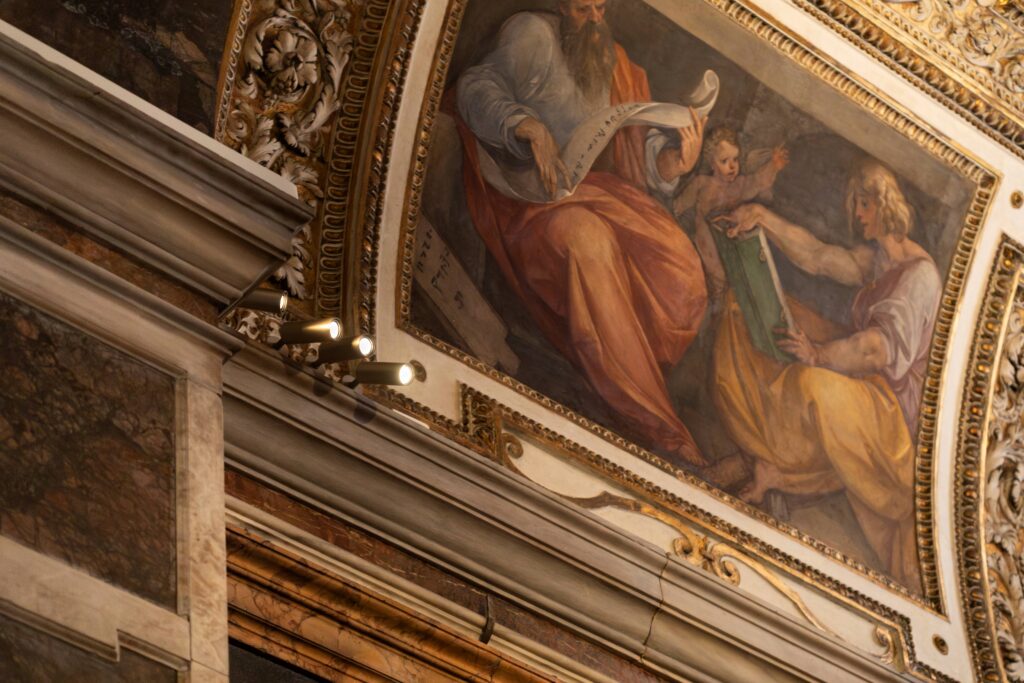 Un nuovo impianto di luci per i capolavori di Caravaggio nella chiesa di San Luigi dei Francesi a Roma