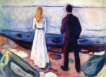 Edvard Munch. Die Einsamen, 1906-8. Busch-Reisinger Museum, Cambridge