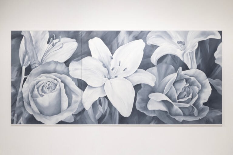 Gian Marco Montesano, Grazie dei Fiori, 2007, olio su tela, cm 200x450