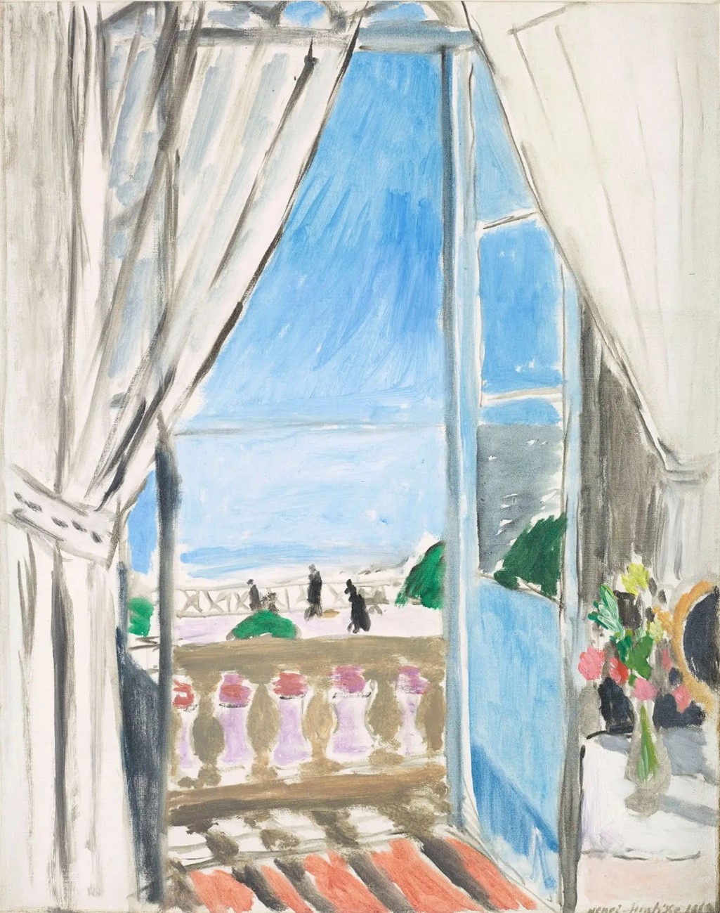 Henri Matisse La finestra aperta, 1919. Olio su tela, Musée Albert-André