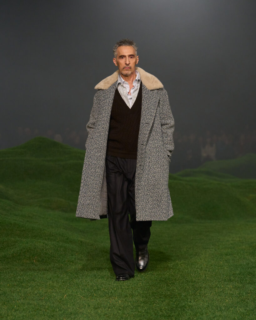 John Turturro walkes the ZEGNA WINTER 2025 Fashion Show