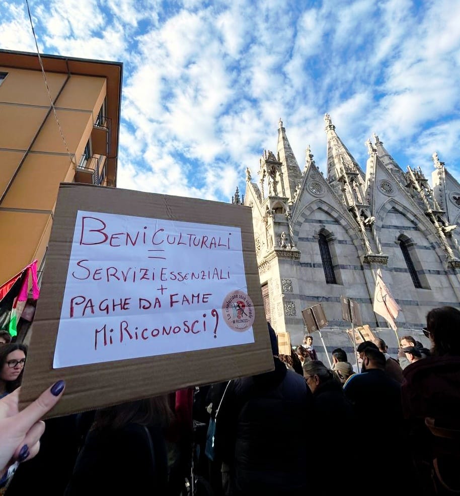 Lavoratori della cultura in sciopero con Mi Riconosci