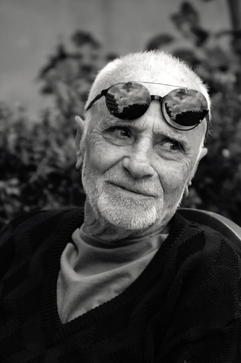 Mario Monicelli fotografo da Angelo Pitrone nel 2005 in occasione dell'Efebo d'Oro