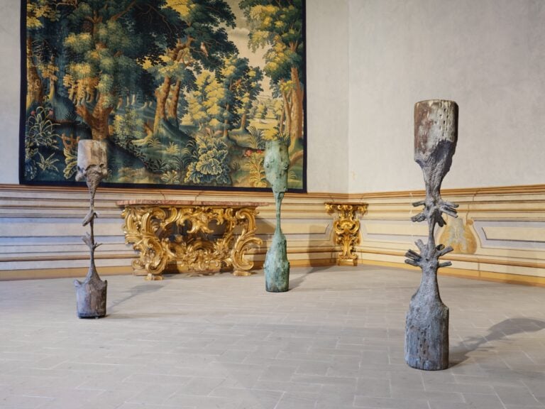 Senza mai sfiorire, installation view at Palazzo Collicola, Spoleto, 2024. Photo Giuliano Vaccai