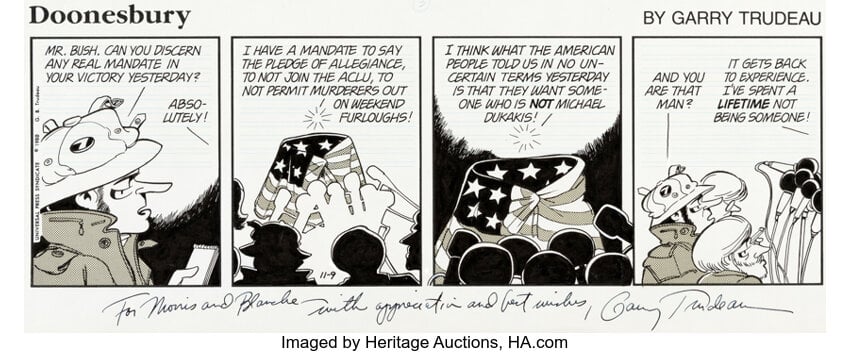 Una vignetta di Garry Trudeau