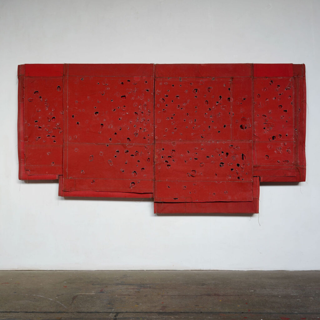 Simon Callery – Red and Orange Step Paintings