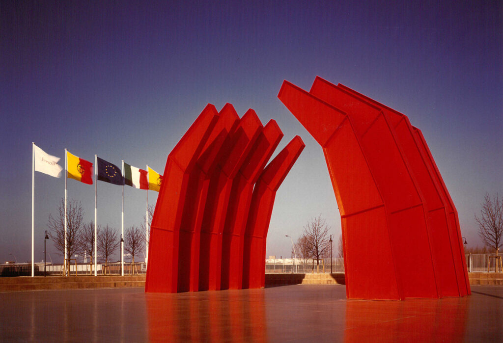 Alberto Burri Grande Ferro R, 1990-91, Ravenna, Photo by Aurelio Amendola