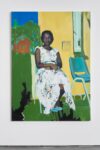 Kudzanai-Violet Hwami (b.1993, Gutu, Zimbabwe), An evening in Mazowe (2019), Oil on canvas Courtesy of Jorge M. Pérez Collection, Miami, © Kudzanai-Violet Hwami. Courtesy the artst and Victoria Miro