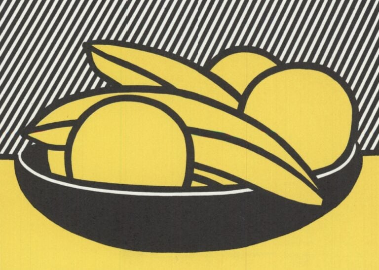 Roy Lichtenstein, Bananas and Grapefruit, 1972, litografia