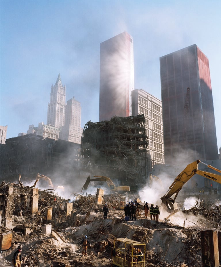 ©Joel Meyerowitz Smoke Rising in Sunlight New York City 2001