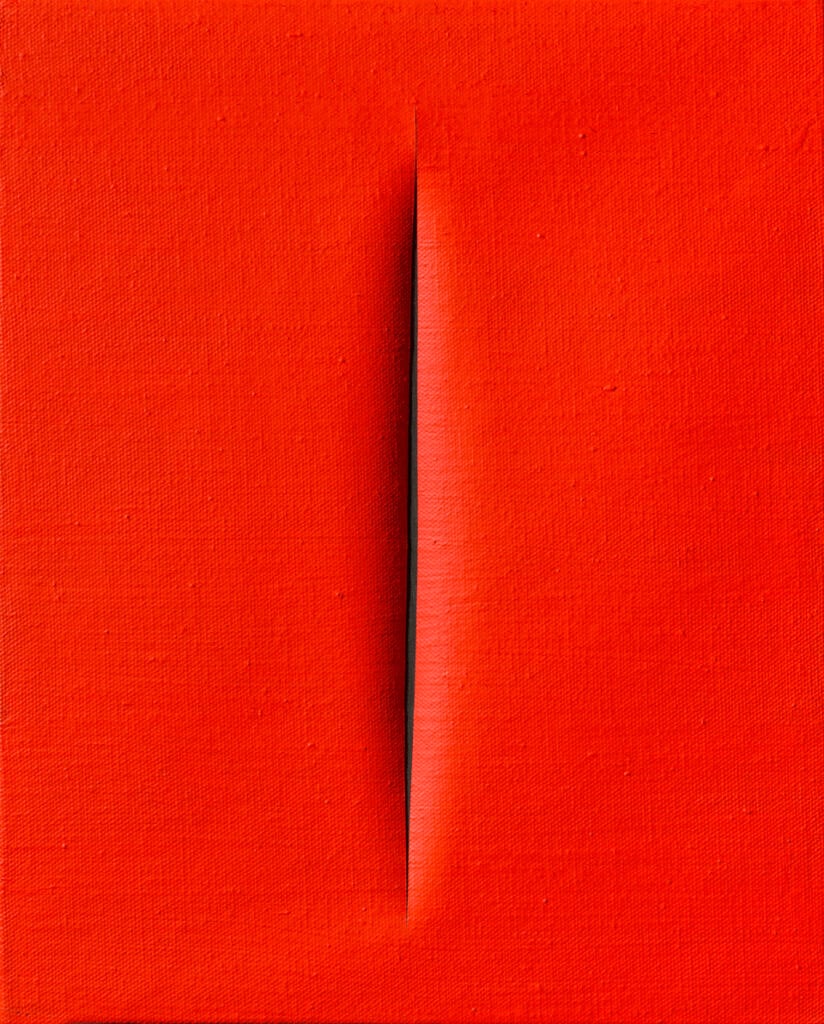 Lucio Fontana, Concetto Spaziale, Attesa, 1967. Courtesy Christie’s Images Ltd.