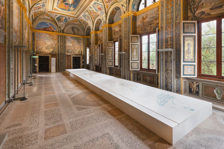 Gianfranco Baruchello, Mondi possibili, installation view a Villa Farnesina, Roma, 2025 © Alessia Calzecchi