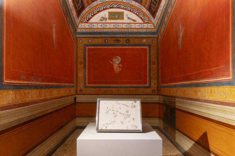 Gianfranco Baruchello, Mondi possibili, installation view a Villa Farnesina, Roma, 2025 © Alessia Calzecchi