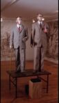 Gilbert & George, frame dal video Our New Sculpture (Singing Sculpture), 1969.