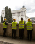 Il cantiere dell'Appartamento Barbo a Palazzo Venezia a Roma