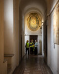 Il cantiere dell'Appartamento Barbo a Palazzo Venezia a Roma