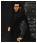 Jacopo Robusti, Tintoretto, Portrait of a Young Man Wearing a Fur-Lined Cloak. Courtesy Sotheby's