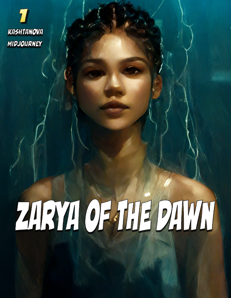 la copertina di zarya of the dawn graphic novel scritta da kris kashtanova e illustrata interamente con ai al centro di una controversia legale in usa Intelligenze artificiali, opere d'arte e diritto d'autore: gli USA stilano le linee guida