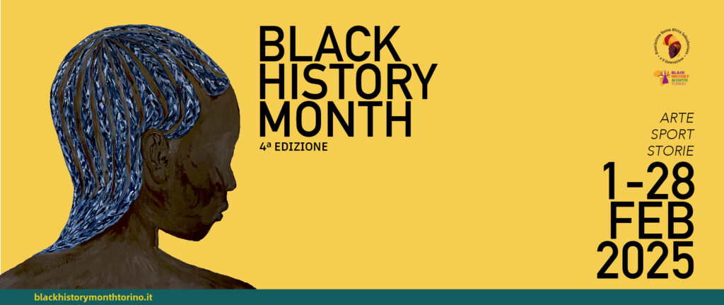 La locandina di Black History Month Torino