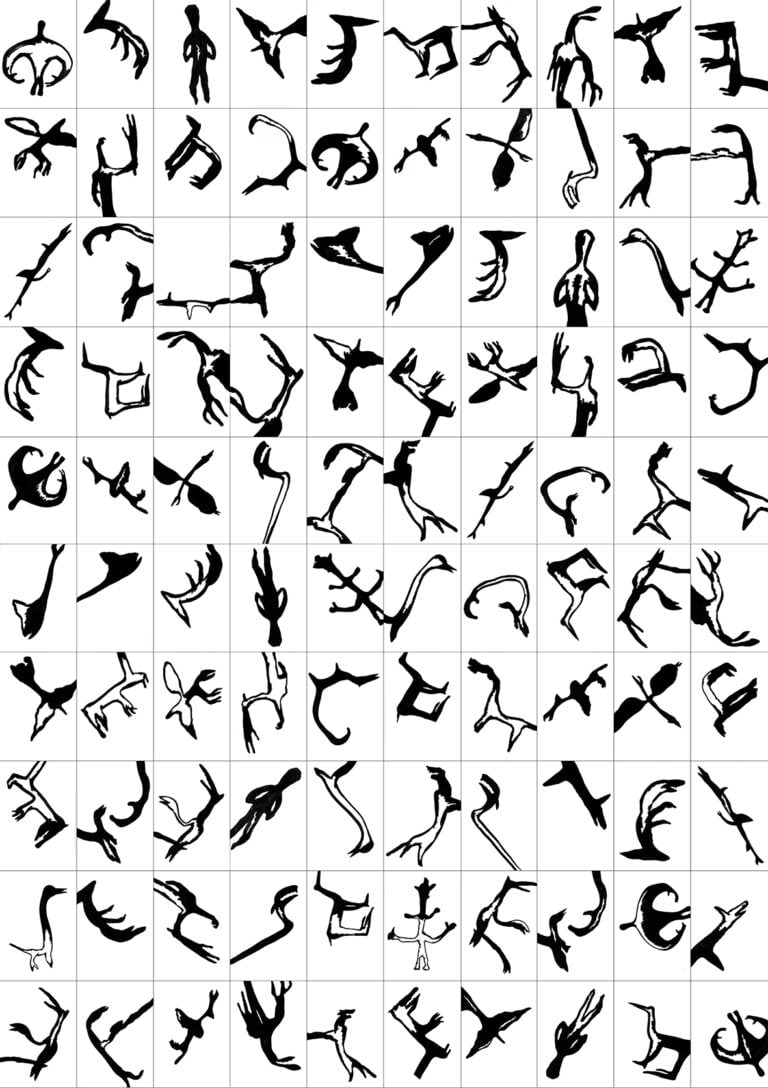 Mario Cresci, Misurazioni, 2021, 100 copie numerate in edizione speciale, disegnate a mano, di Misurazioni (YARD PRESS 2020)100 hand drawn special edition copies of Misurazioni (YARD PRESS 2020), 165x138 cm. Courtesy the artist, Archivio Mario Cresci and Matèria, Roma