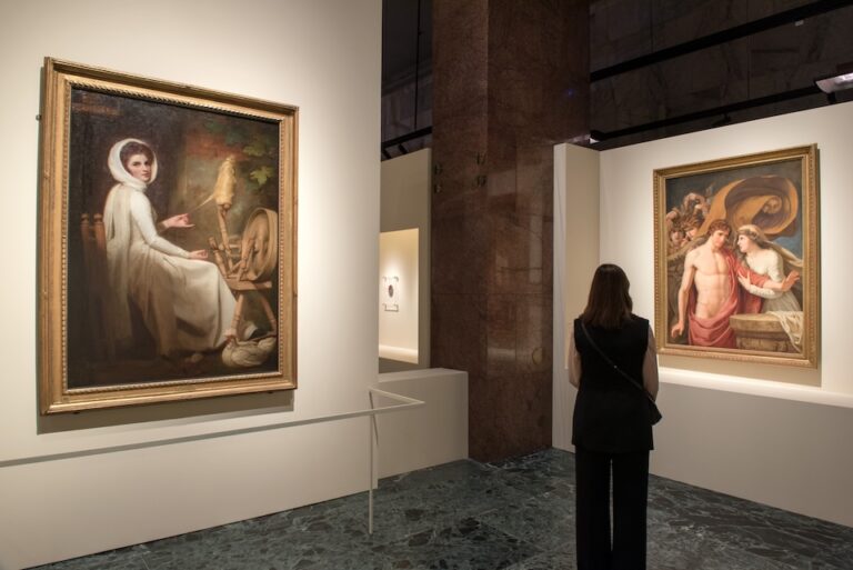 Sir William e Lady Hamilton, exhibition view della mostra a cura di Francesco Leone e Fernando Mazzocca, Gallerie d’Italia – Napoli, Museo di Intesa Sanpaolo a Napoli