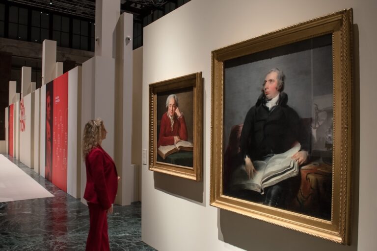 Sir William e Lady Hamilton, exhibition view della mostra a cura di Francesco Leone e Fernando Mazzocca, Gallerie d’Italia – Napoli, Museo di Intesa Sanpaolo a Napoli