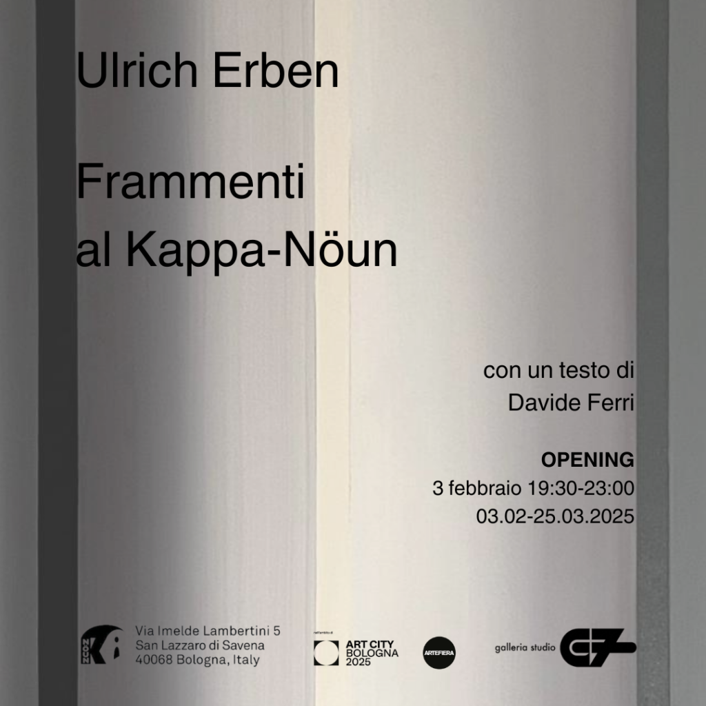 Ulrich Erben – Frammenti al Kappa-Nöun