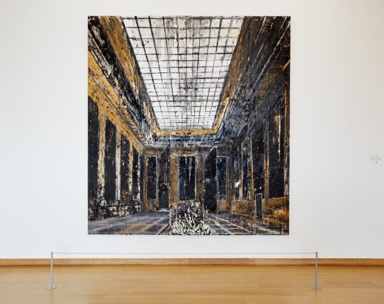 Anselm Kiefer, Innenraum, 1981. Collection Stedelijk Museum Amsterdam. In Anselm Kiefer - Sag mir wo die Blumen sind, Stedelijk Museum Amsterdam & Van Gogh Museum, 2025. Photo: Michael Floor.