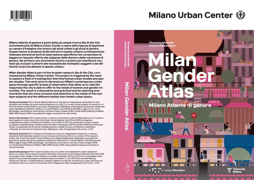 Cover del Milan Gender Atlas / Milano Atlante di genere