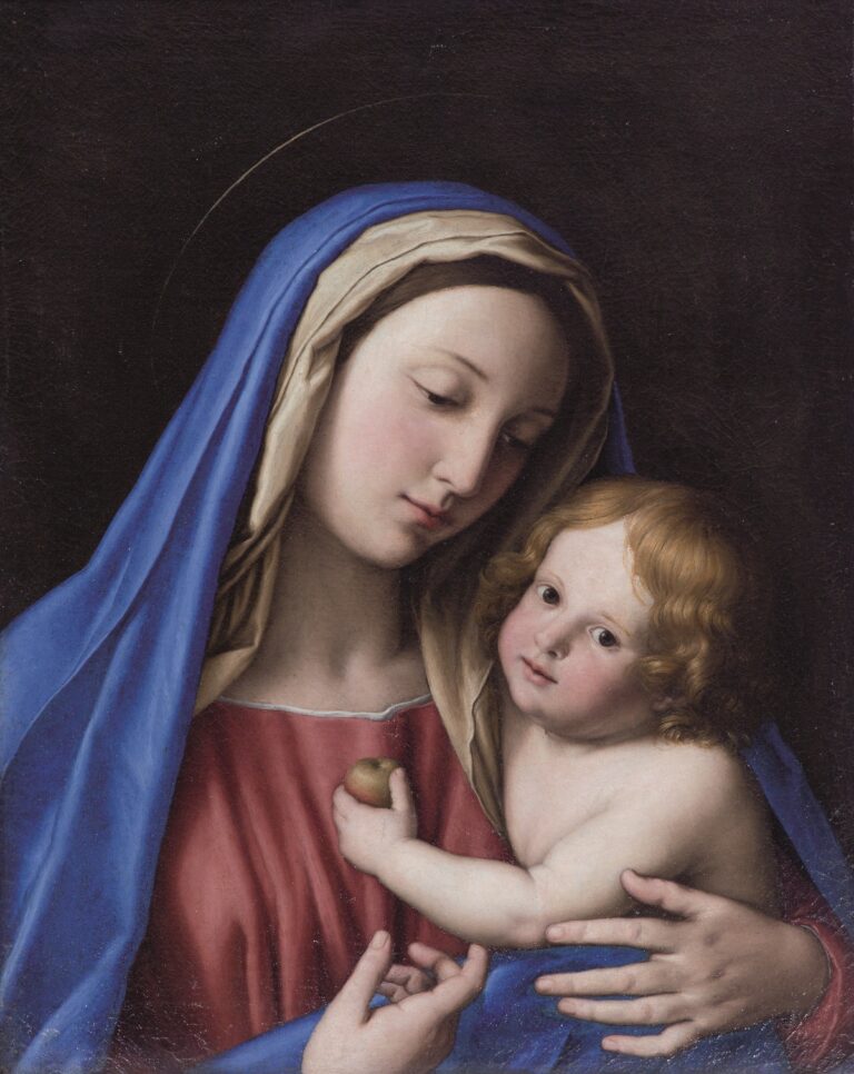 Jacopo Sassoferrato, Madonna con Bambino, inv. 361, Accademia Nazionale di San Luca, Roma