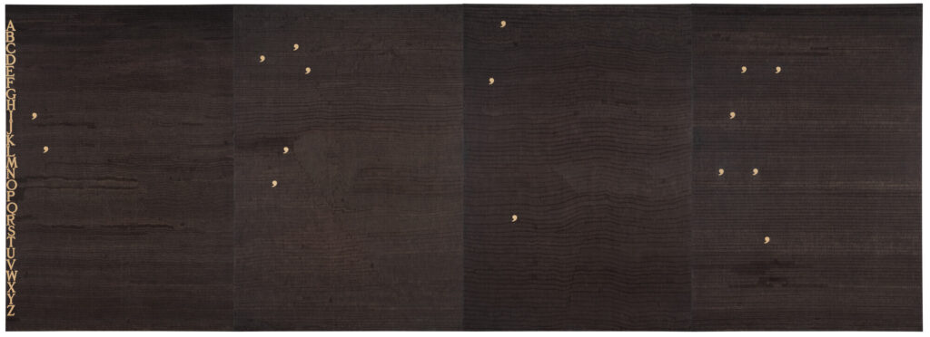 Alighiero Boetti, Il dolce far niente, del 1975. Courtesy Christie's Images Ltd.