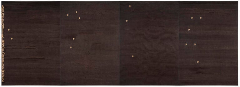 Alighiero Boetti, Il dolce far niente, del 1975. Courtesy Christie's Images Ltd.