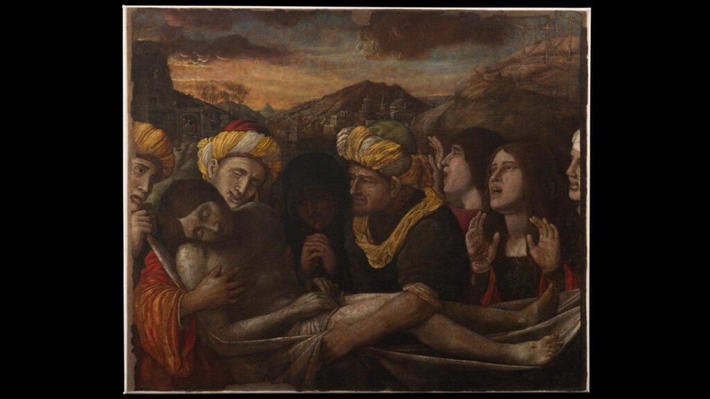 La “Deposizione” di Mantegna ritrovata a Pompei arriva in mostra a Roma