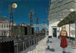 Paul Delvaux, Nuit de Noel. Courtesy Christie's Images Ltd