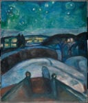 Edvard Munch, Starry Night, 1922–1924 Munchmuseet, Oslo, Photo Munchmuseet Halvor Bjørngård