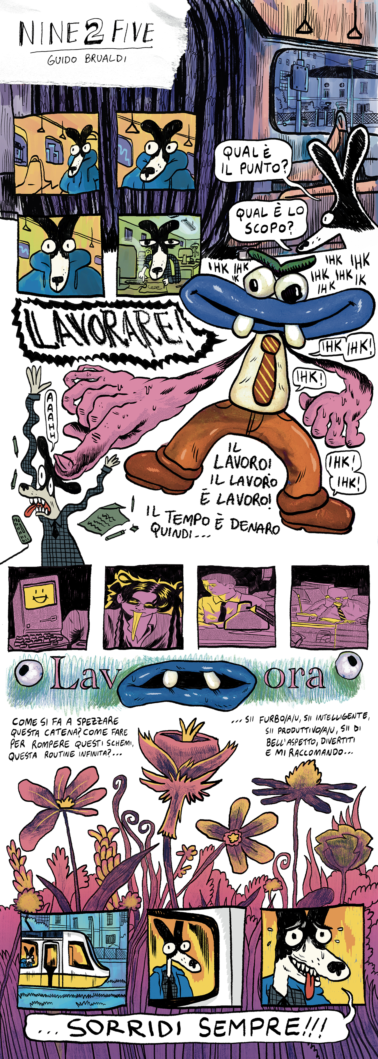 Il fumetto di Guido Brualdi per Artribune Magazine