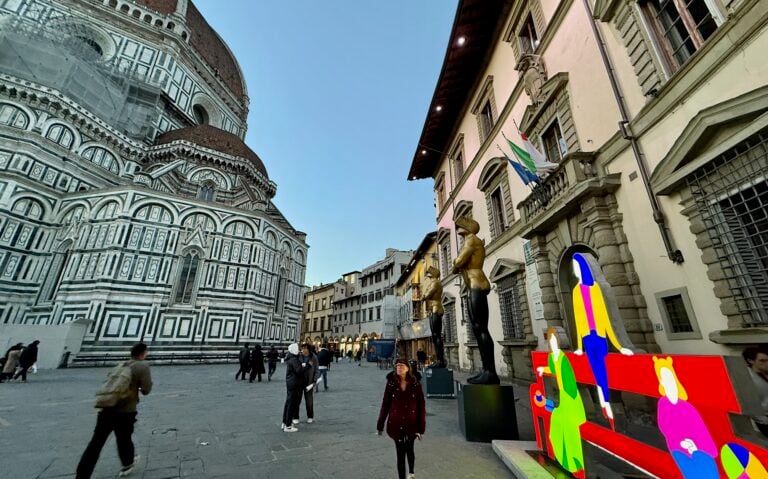 Emanuele Giannelli "Il cielo sopra Firenze" e Marco Lodola "L'Attesa"