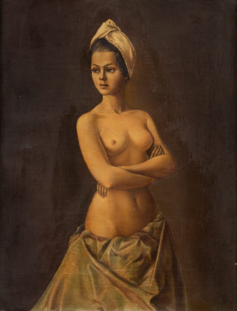 Leonor Fini, Portrait féminin, n° 21. Courtesy Millon