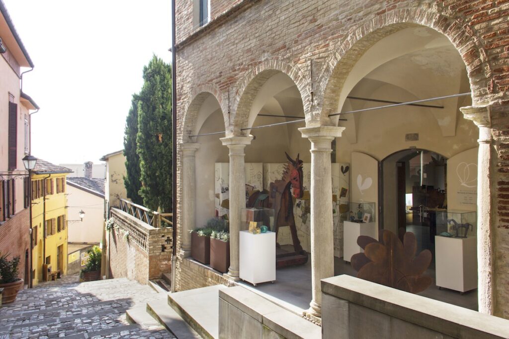 L'ingresso del Museo di Tonino Guerra a Santarcangelo di Romagna