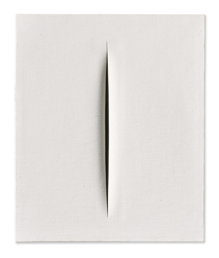 Lucio Fontana, Concetto Spaziale, Attese, 1967. Courtesy Christie's Images Ltd.