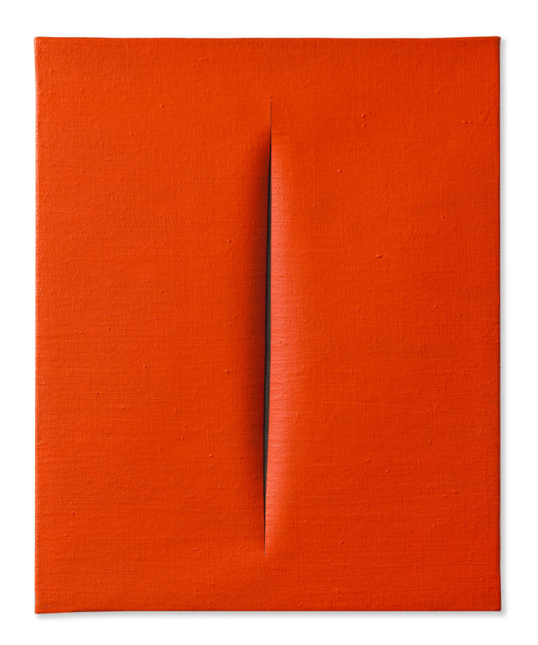 Lucio Fontana, Concetto Spaziale, Attese, 1968. Courtesy Christie's Images Ltd.