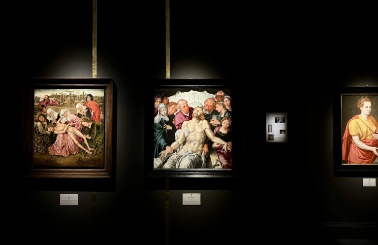 Maarten van Heemskerck, Deposizione, Caretto&Occhinegro, TEFAF Maastricht 2025. Ph. Cristina Masturzo