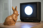 Nam June Paik, Rabbit Inhabits the Moon, installation view at MAO, Torino, 2025. Photo Perottino