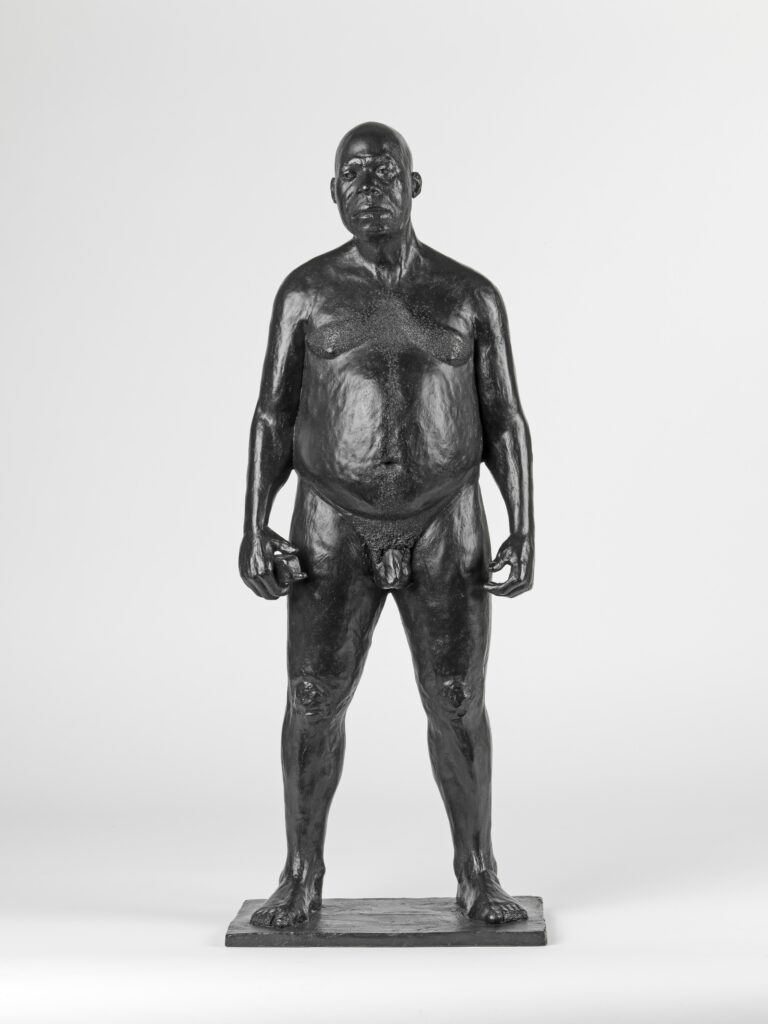Thomas J Price Tasman Road, Figure 2 2008 Bronze © Thomas J Price. Courtesy the artist and Hauser & Wirth Photo Ken Adlard