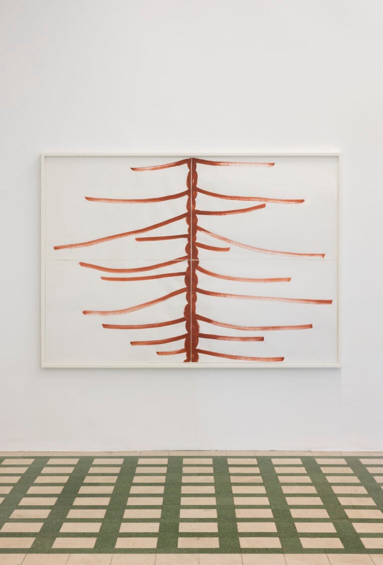 Silvia Bächli, Lines are telling stories, installation view at Raffaella Cortese, Milano, 2025. Photo Andrea Rossetti