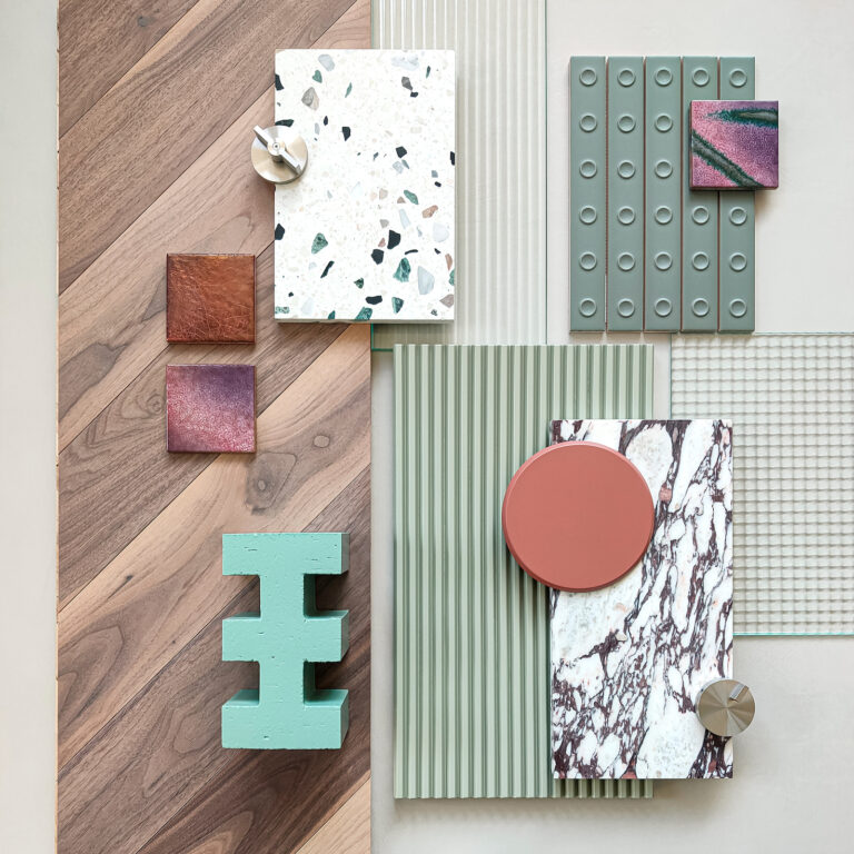 una moodboard di materia 20 cmateria 203 Milano Design Week 2025: cosa vedere a Brera