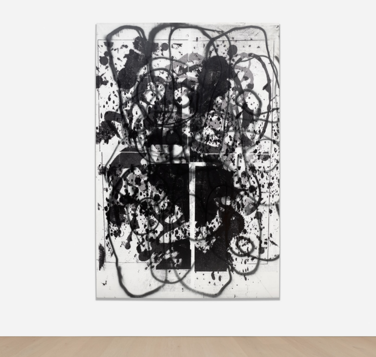 Christopher Wool, Lester’s Sister (My Brain). Courtesy Phillips