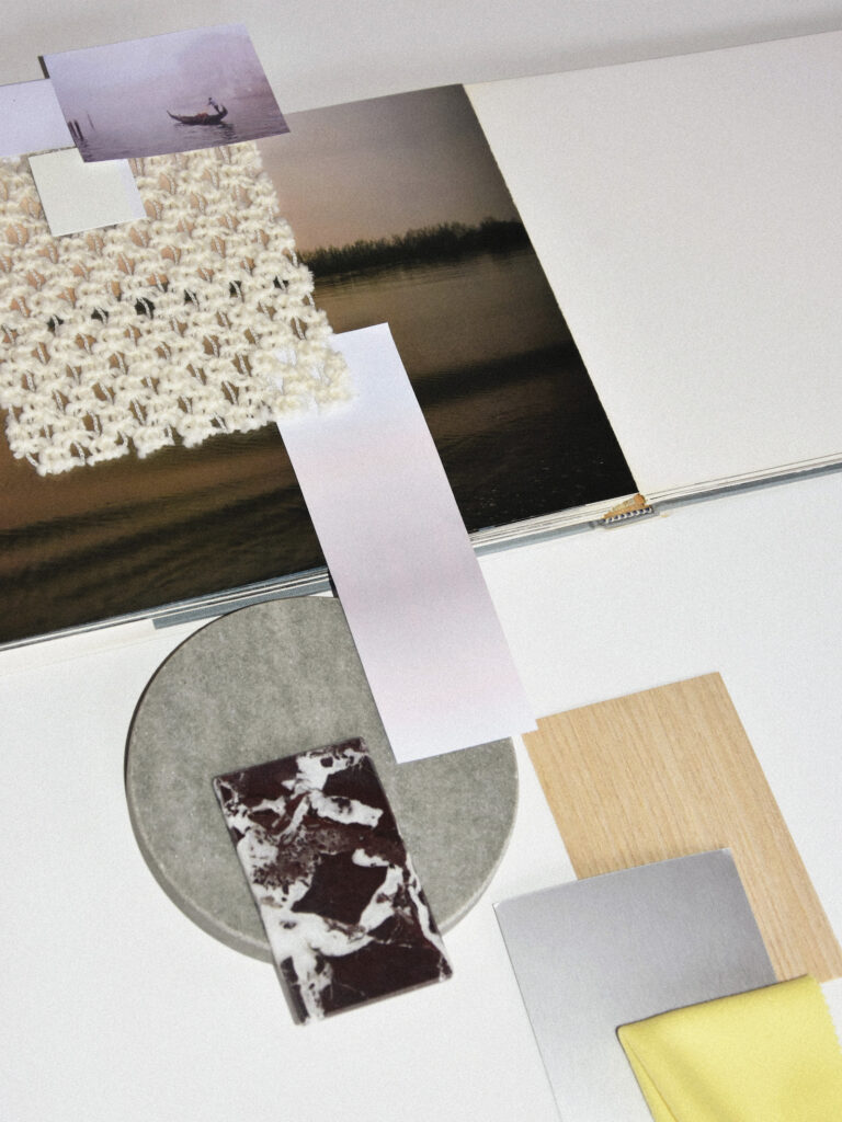 zanellato bortotto moodboard per la stanza del brera design apartment ispirata al caigo veneziano Milano Design Week 2025: cosa vedere a Brera