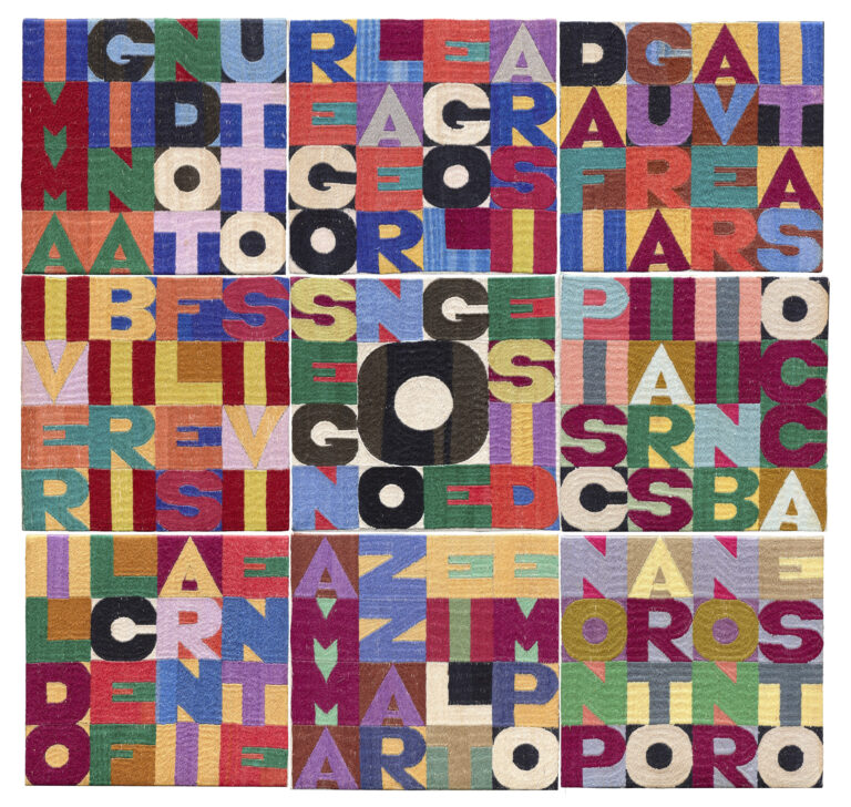 Alighiero Boetti, Senza Titolo (Segno e disegno), 1978-79. Courtesy Christie's Images Ltd.